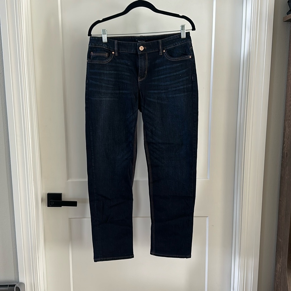 Like New White House Black Market Crop Jeans